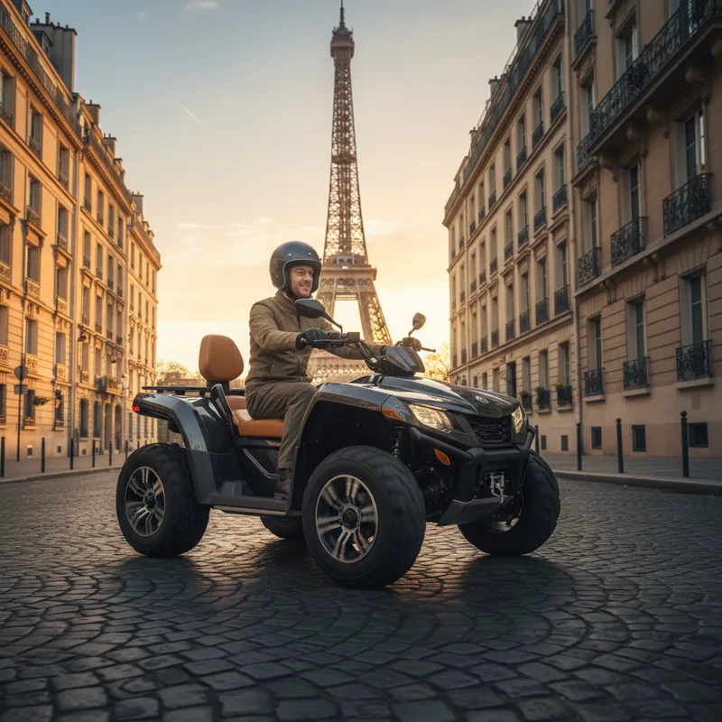 Paris by quad : visiter la capitale en quad électrique